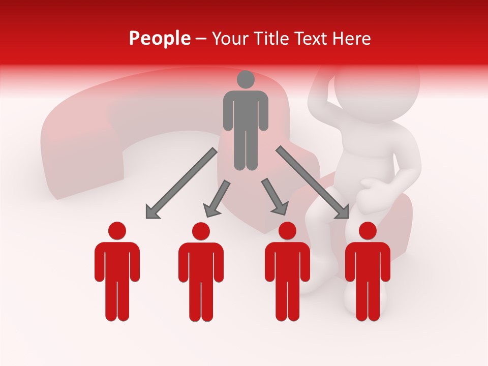 Doubt Character Assistance PowerPoint Template