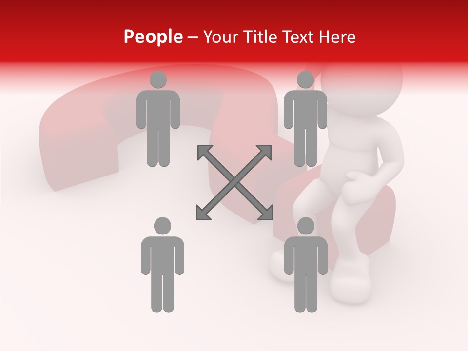 Doubt Character Assistance PowerPoint Template
