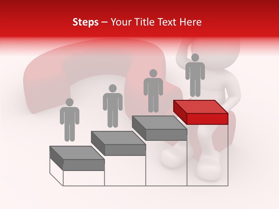 Doubt Character Assistance PowerPoint Template