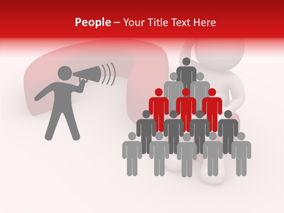 Doubt Character Assistance PowerPoint Template