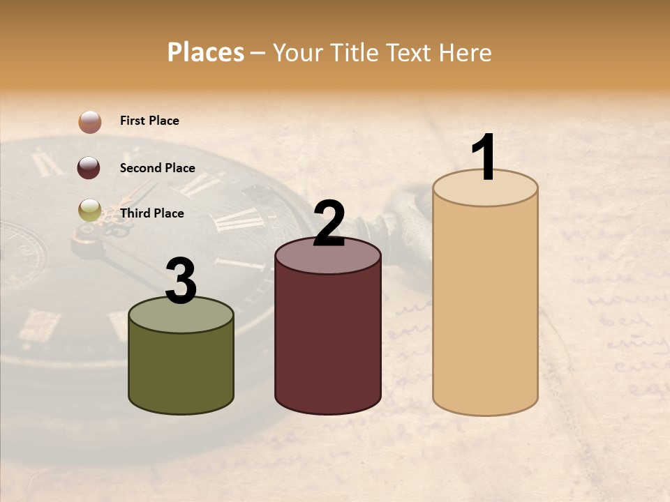 Time Touching Retro PowerPoint Template