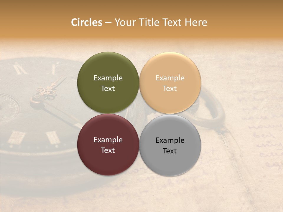 Time Touching Retro PowerPoint Template