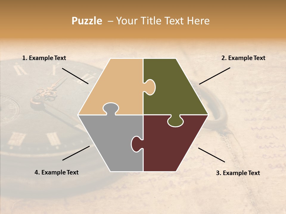 Time Touching Retro PowerPoint Template