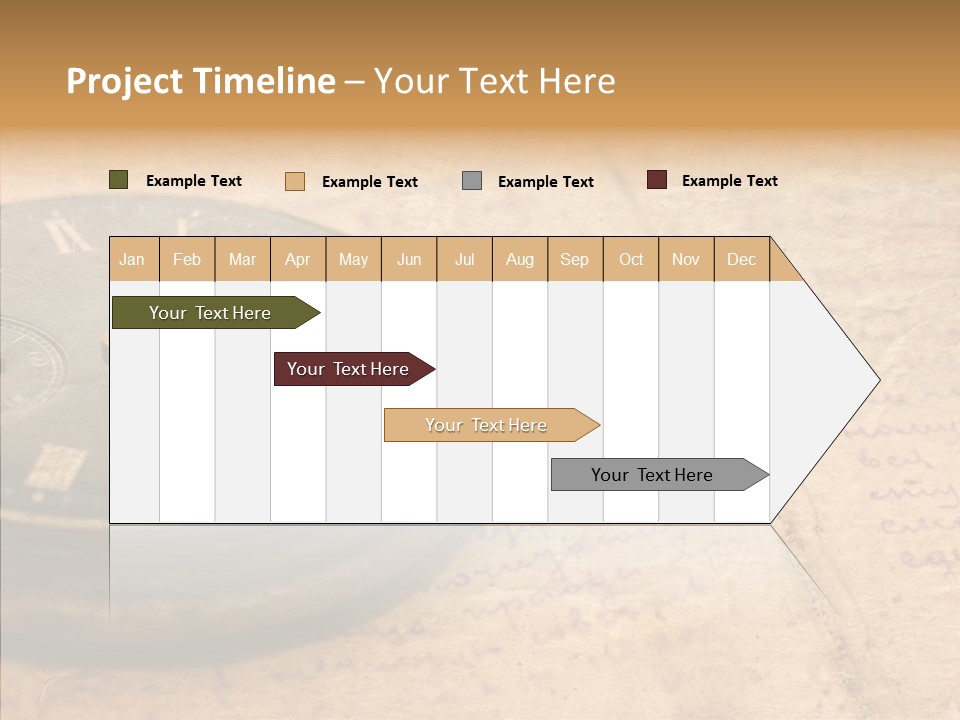Time Touching Retro PowerPoint Template