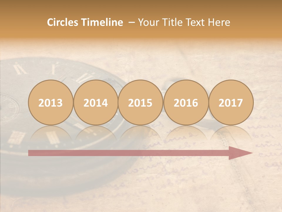 Time Touching Retro PowerPoint Template