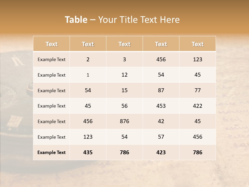 Time Touching Retro PowerPoint Template