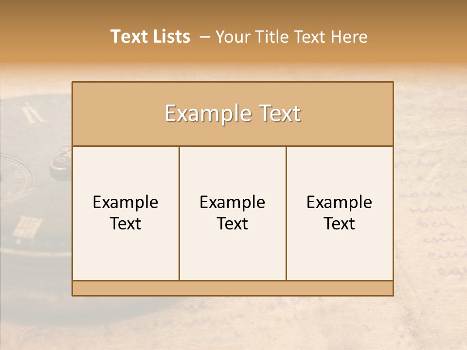 Time Touching Retro PowerPoint Template