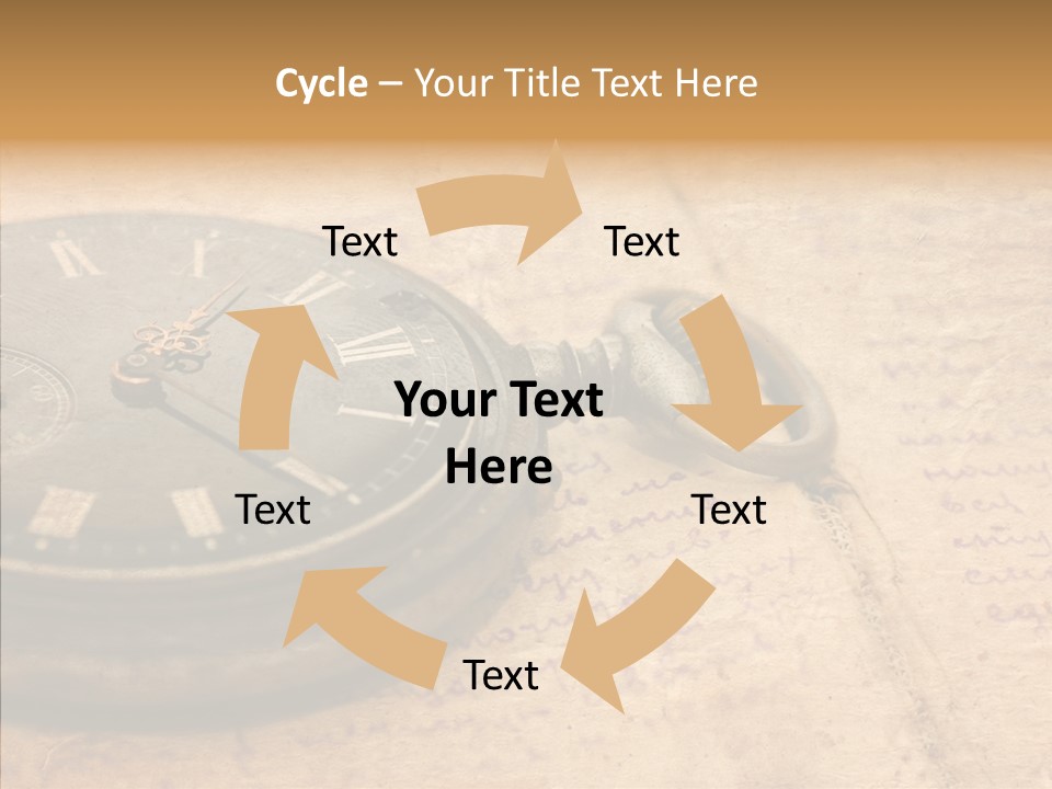 Time Touching Retro PowerPoint Template