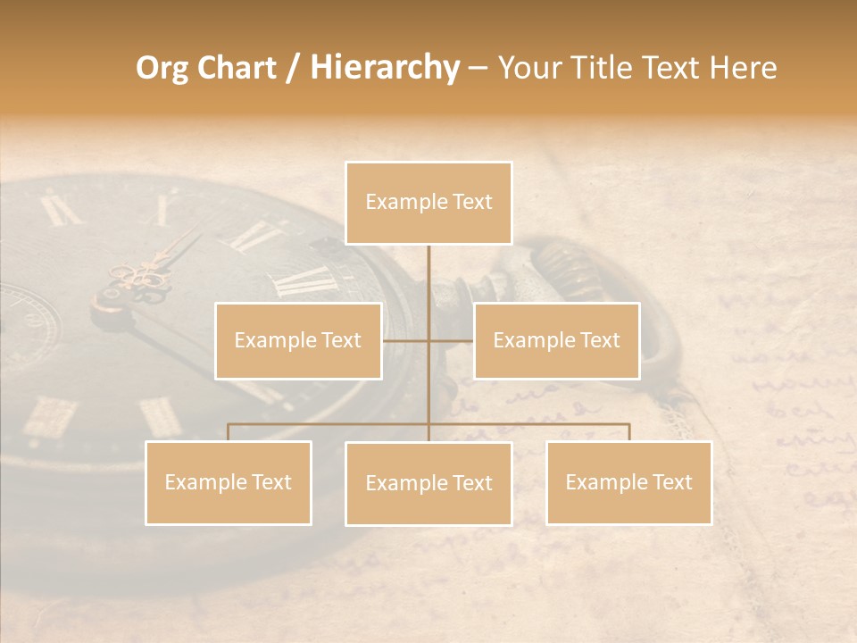 Time Touching Retro PowerPoint Template