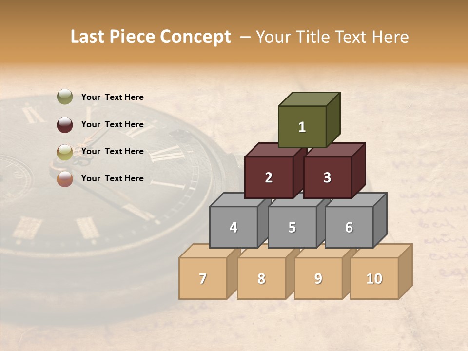 Time Touching Retro PowerPoint Template