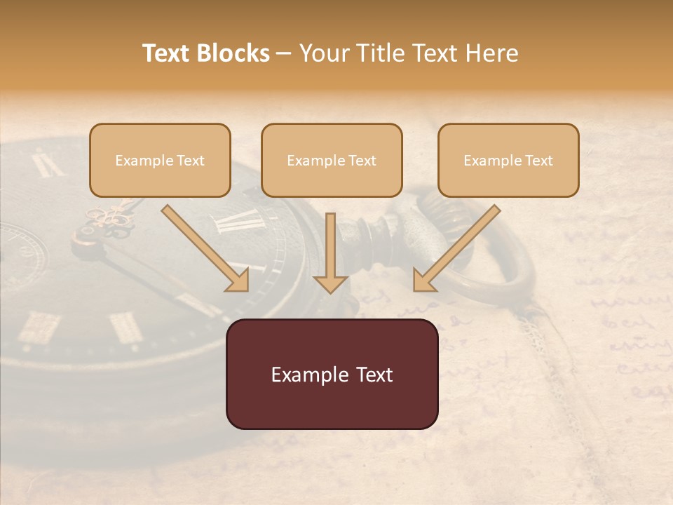 Time Touching Retro PowerPoint Template