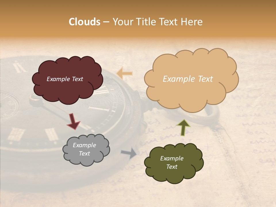 Time Touching Retro PowerPoint Template