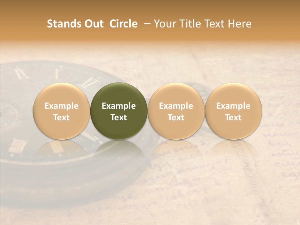 Time Touching Retro PowerPoint Template