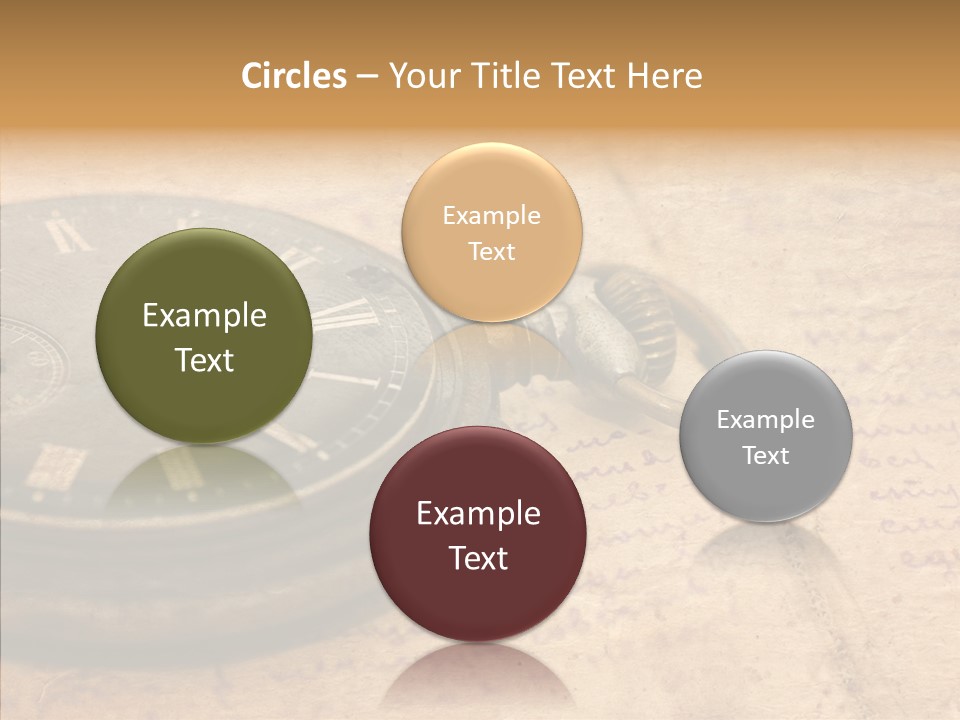 Time Touching Retro PowerPoint Template