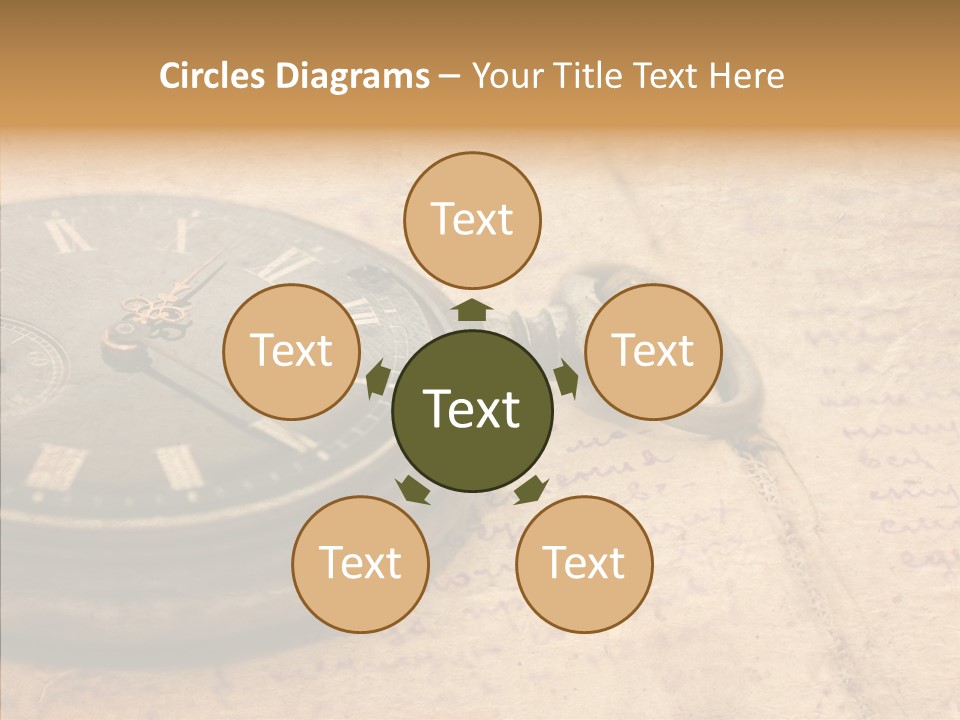 Time Touching Retro PowerPoint Template