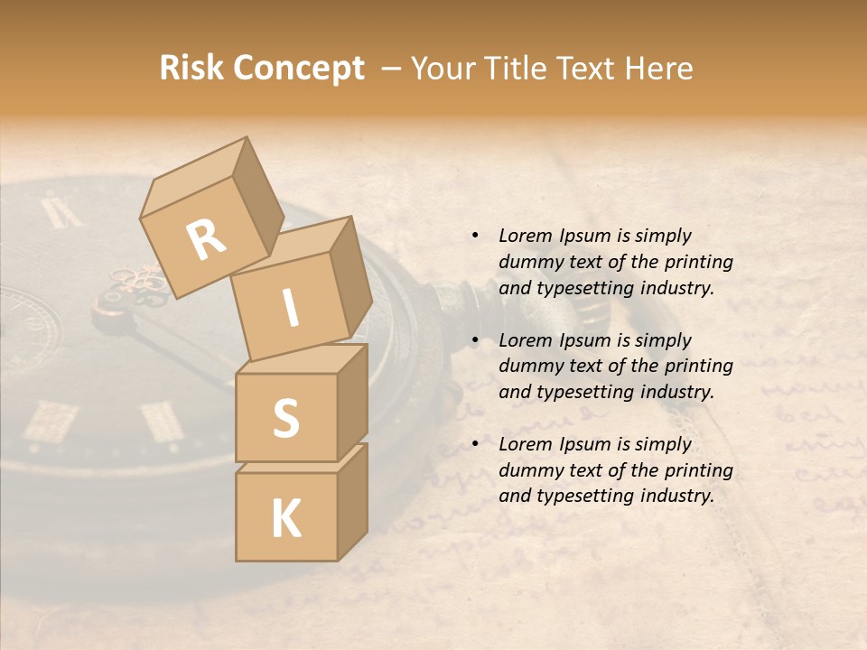 Time Touching Retro PowerPoint Template