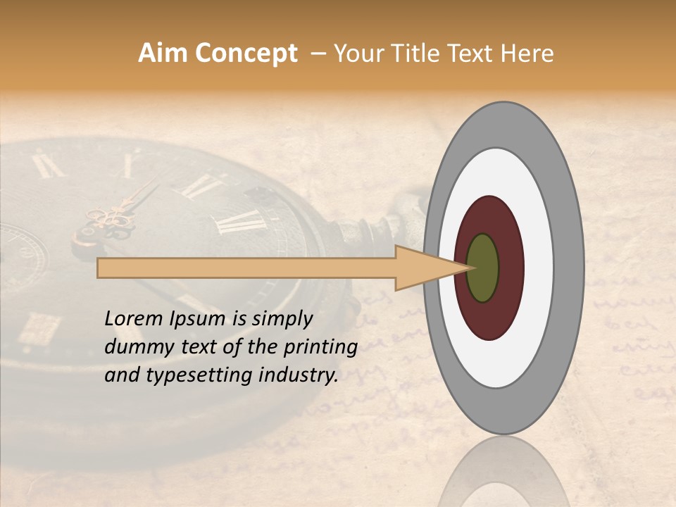 Time Touching Retro PowerPoint Template