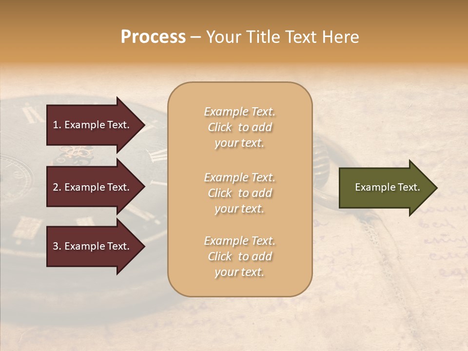 Time Touching Retro PowerPoint Template