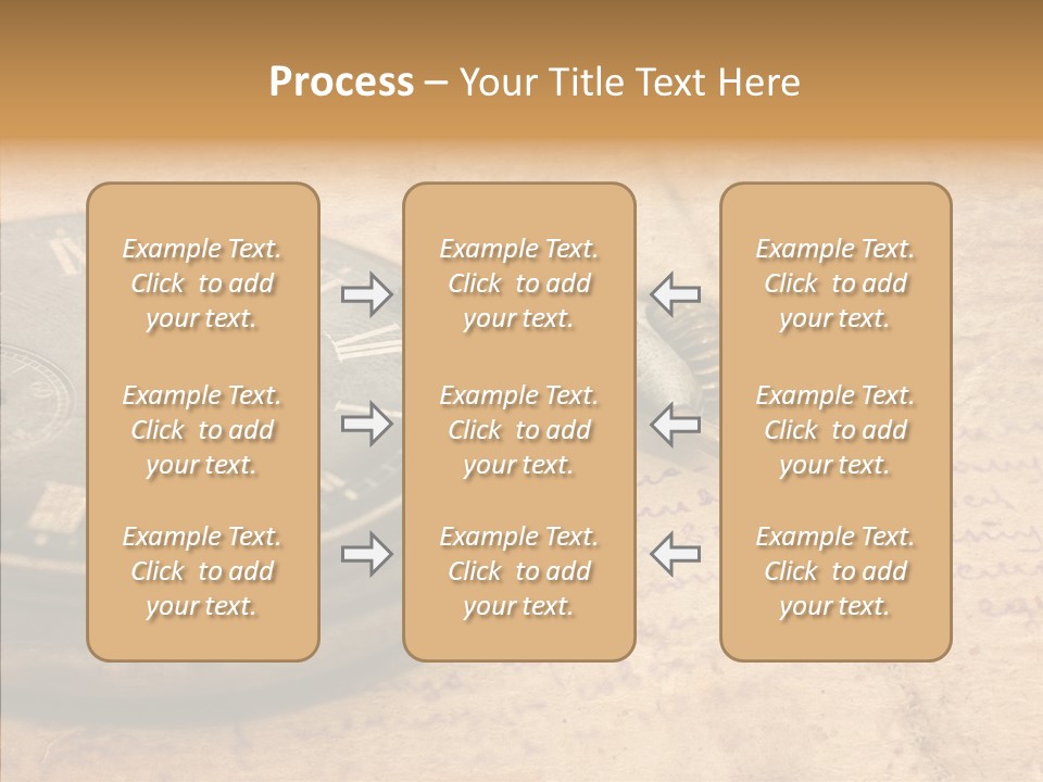 Time Touching Retro PowerPoint Template