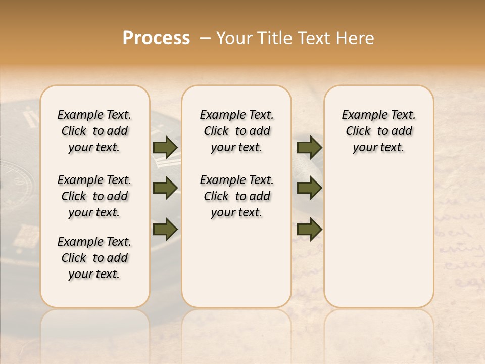 Time Touching Retro PowerPoint Template