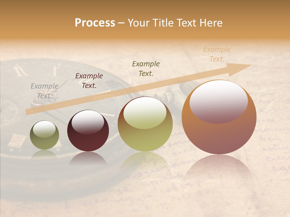 Time Touching Retro PowerPoint Template