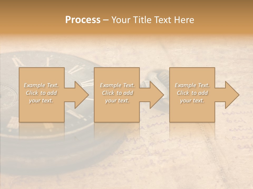 Time Touching Retro PowerPoint Template