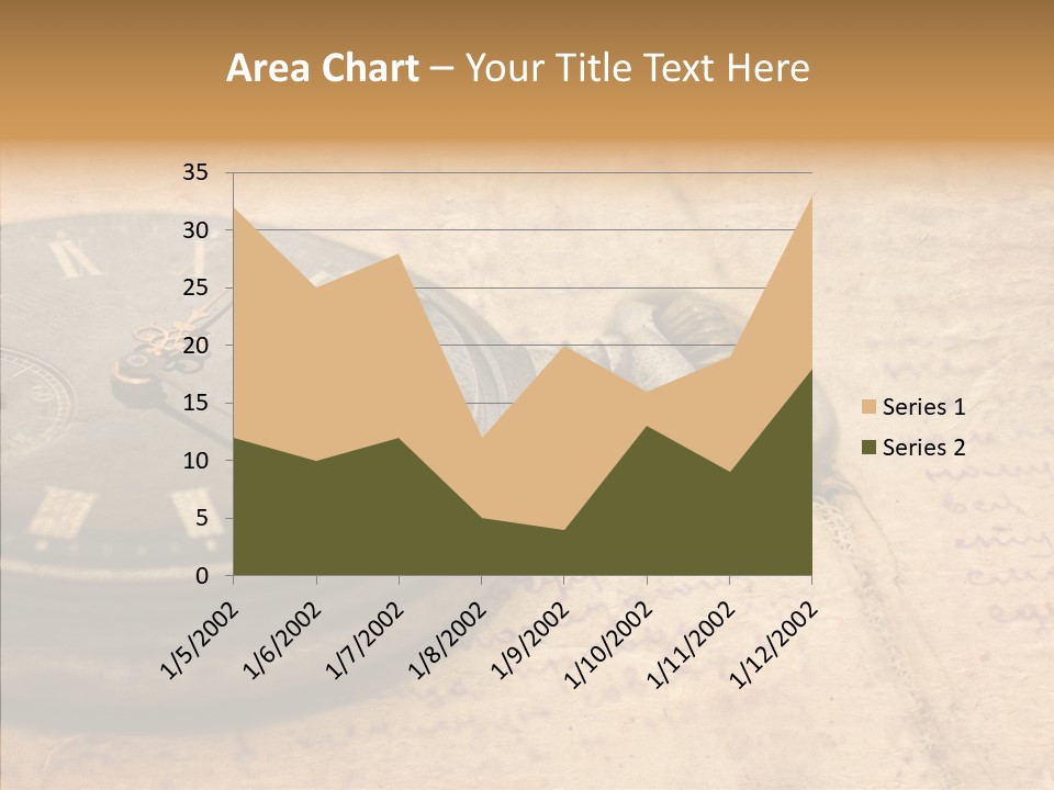 Time Touching Retro PowerPoint Template