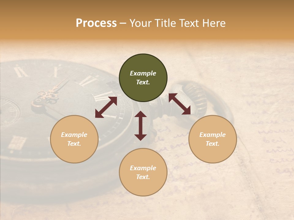 Time Touching Retro PowerPoint Template
