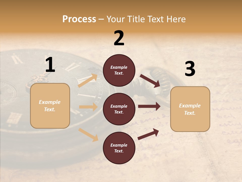 Time Touching Retro PowerPoint Template