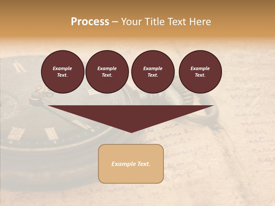 Time Touching Retro PowerPoint Template