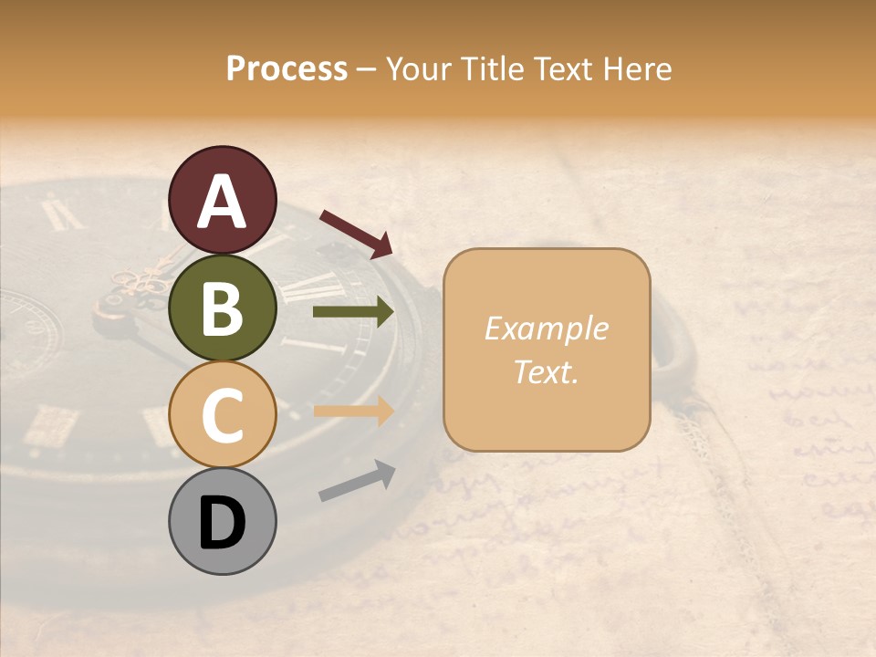 Time Touching Retro PowerPoint Template