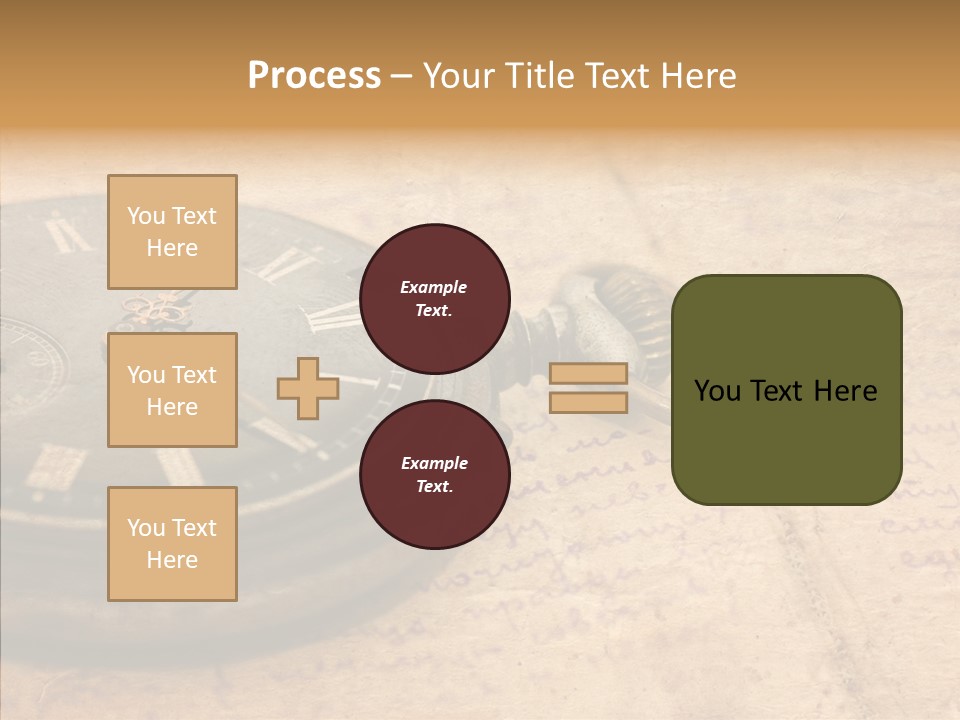 Time Touching Retro PowerPoint Template