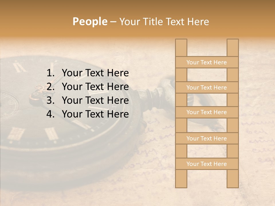Time Touching Retro PowerPoint Template