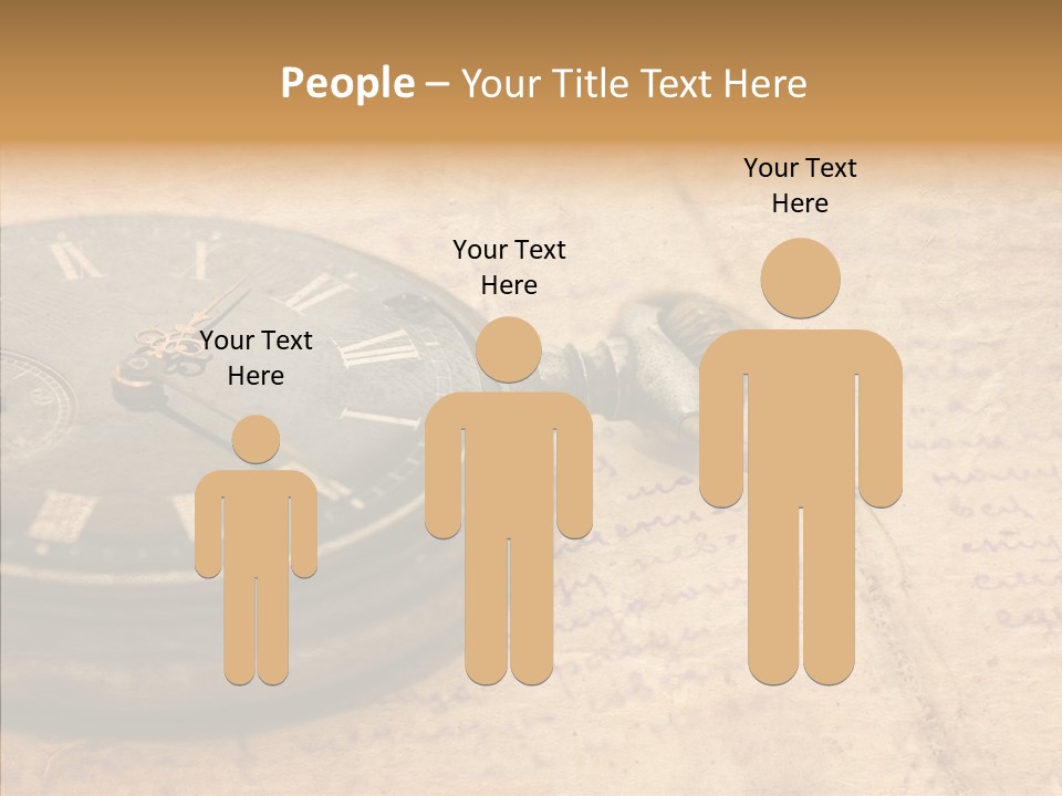 Time Touching Retro PowerPoint Template