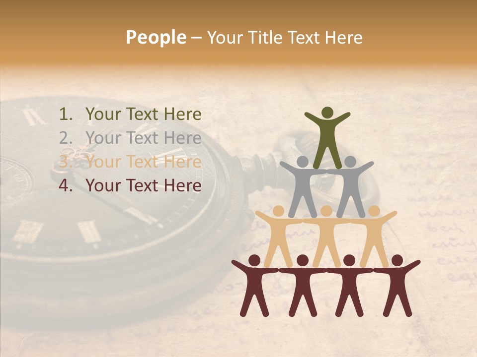 Time Touching Retro PowerPoint Template