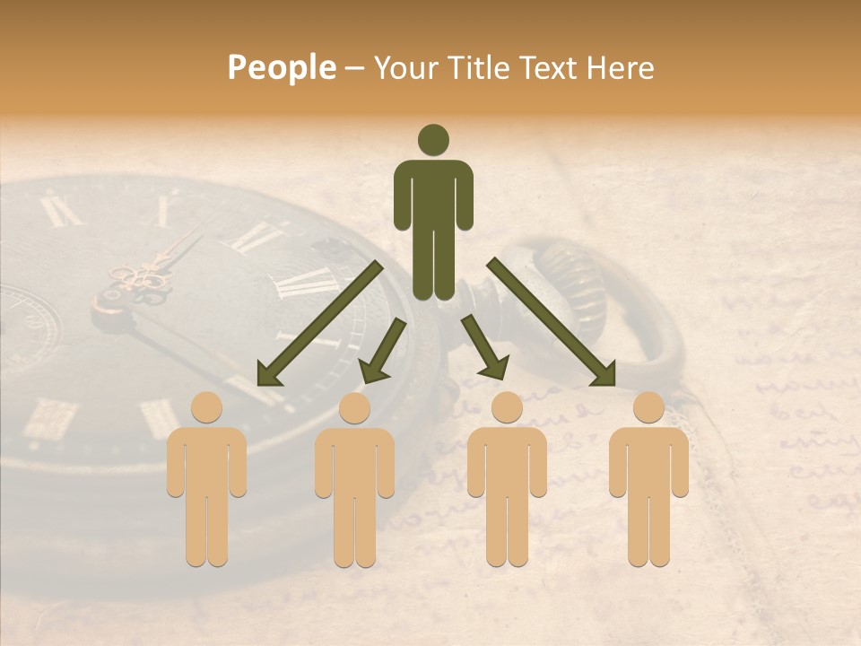 Time Touching Retro PowerPoint Template