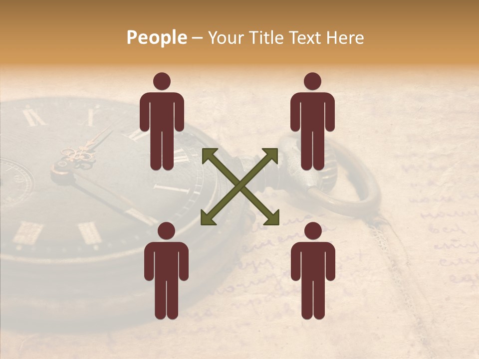 Time Touching Retro PowerPoint Template