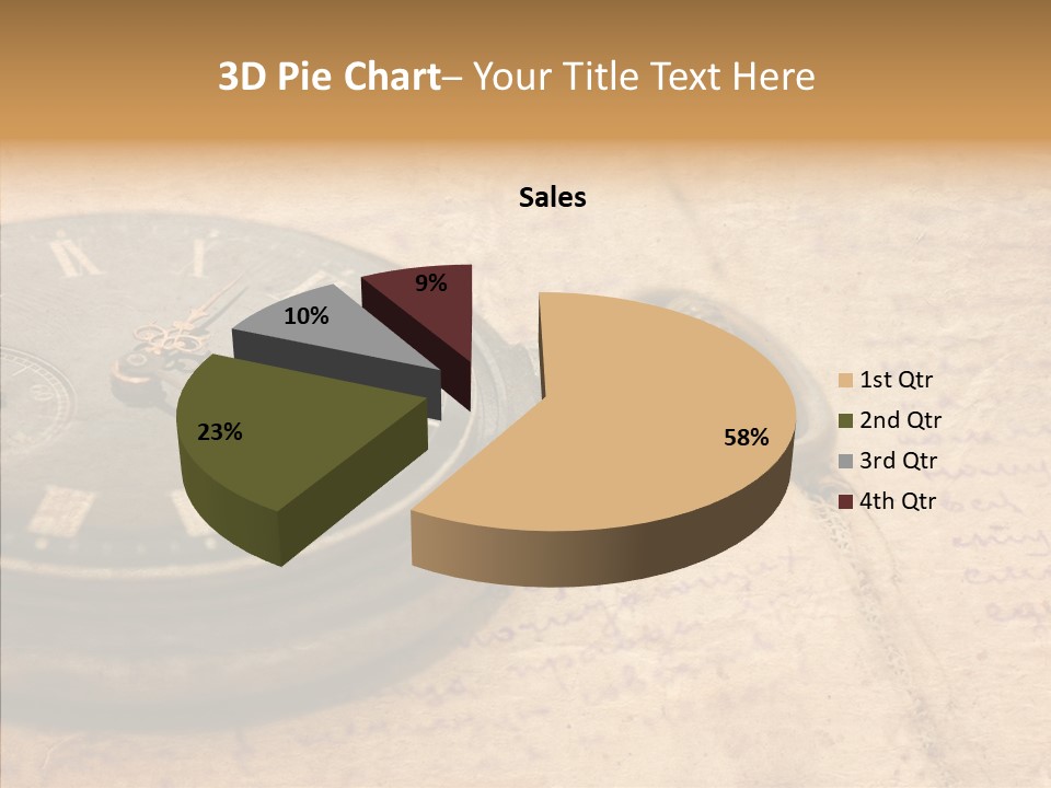 Time Touching Retro PowerPoint Template