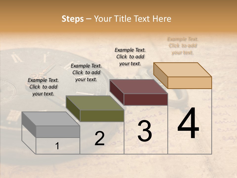 Time Touching Retro PowerPoint Template