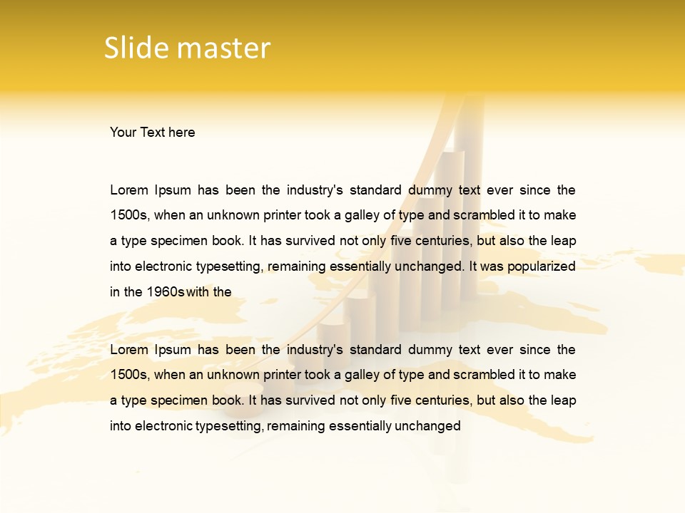 Improvement Market Bar PowerPoint Template