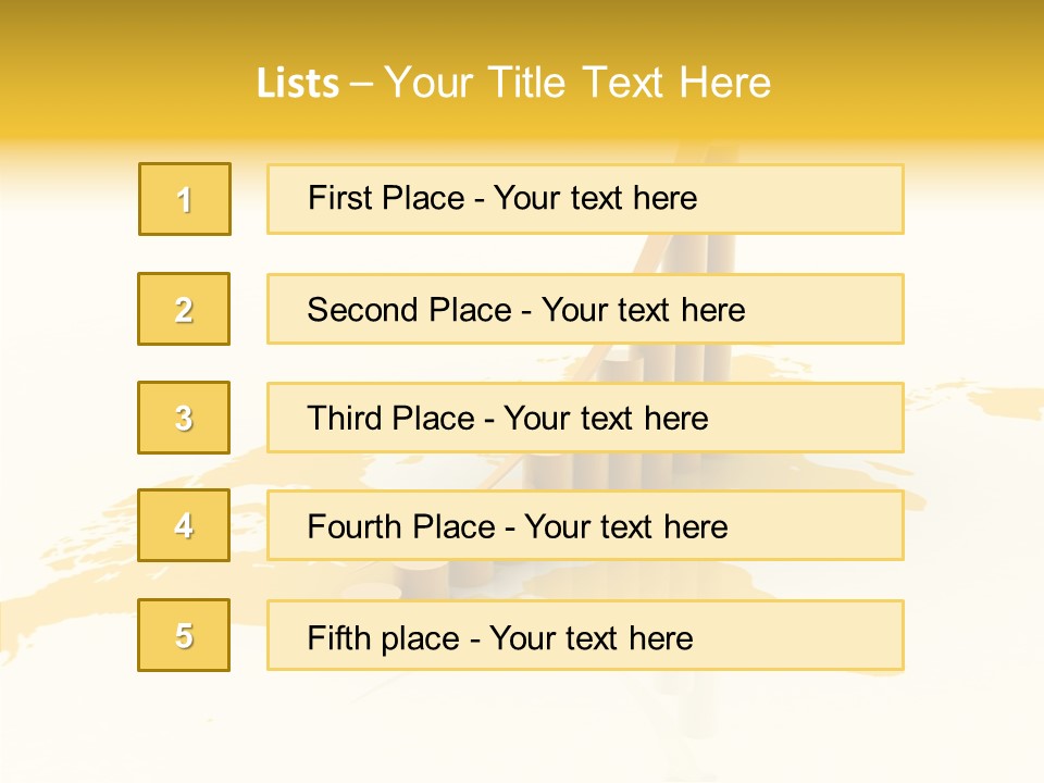 Improvement Market Bar PowerPoint Template