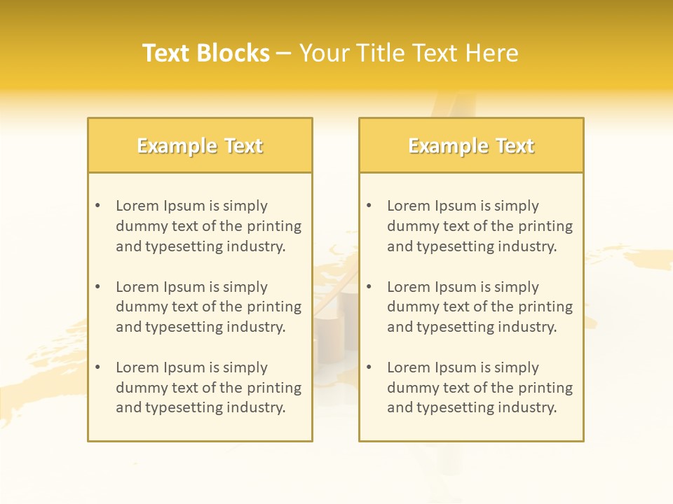 Improvement Market Bar PowerPoint Template