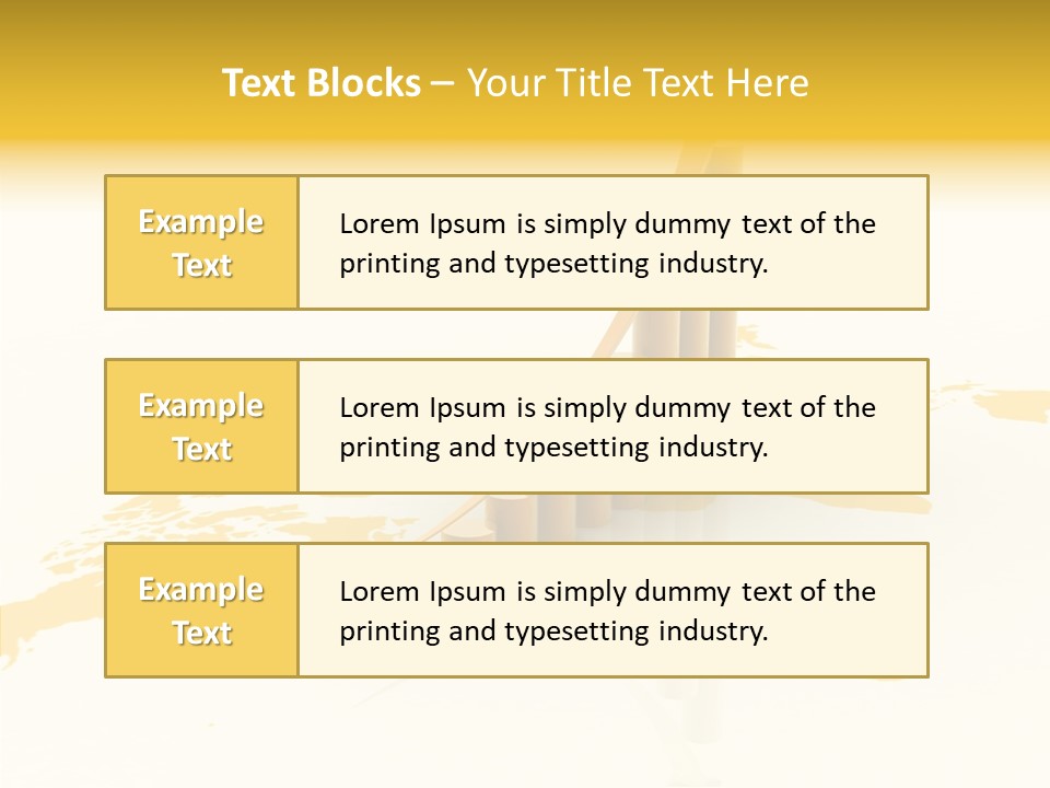 Improvement Market Bar PowerPoint Template