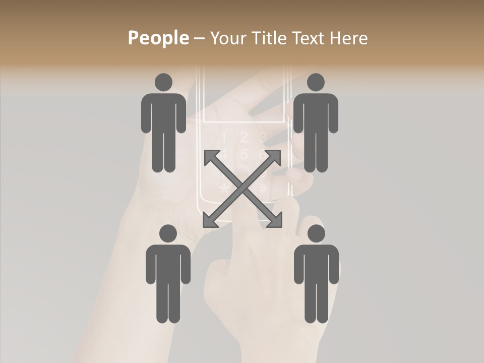 Icon Sms Wireless PowerPoint Template