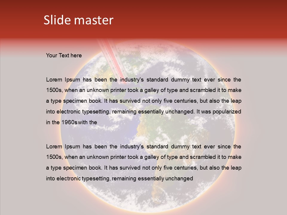 Ocean Natural Ecology PowerPoint Template