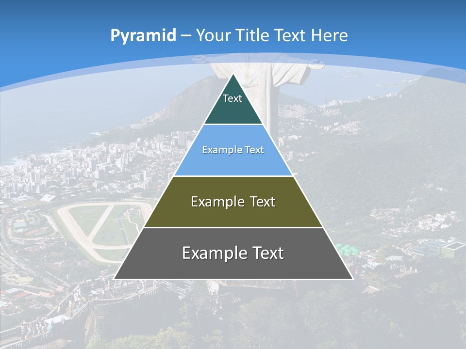 Landmark Helicopter Rio PowerPoint Template