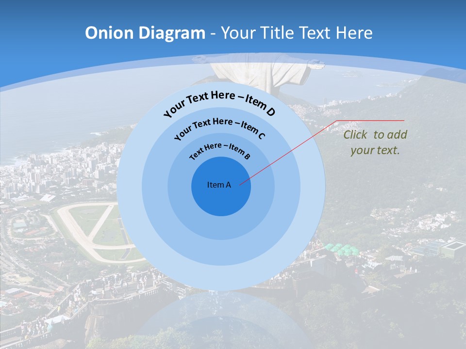 Landmark Helicopter Rio PowerPoint Template