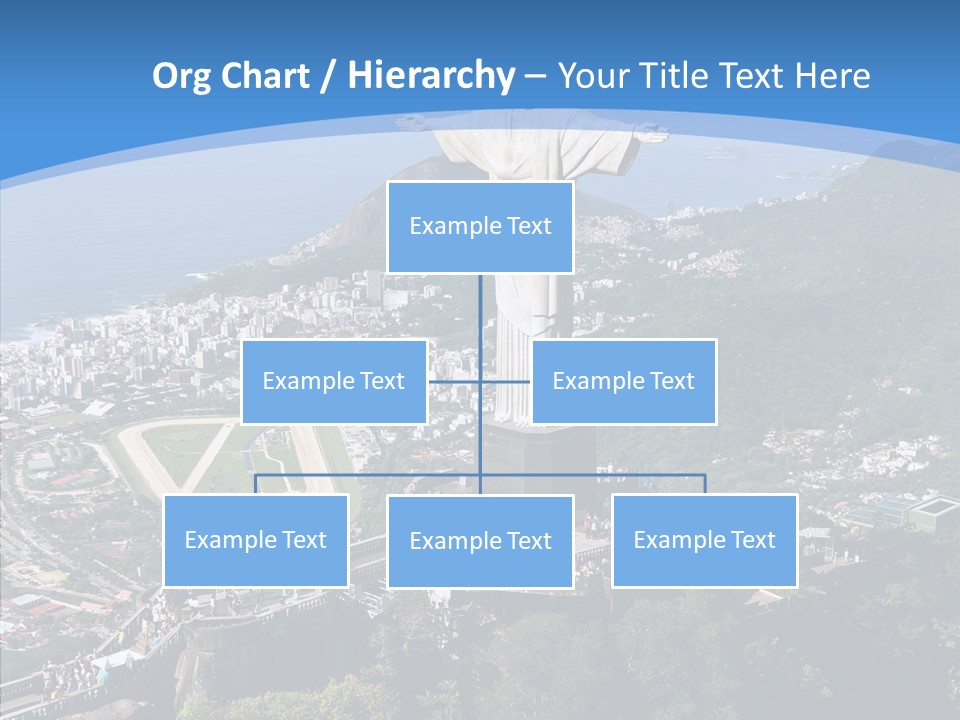 Landmark Helicopter Rio PowerPoint Template