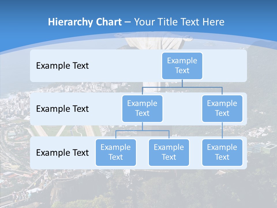 Landmark Helicopter Rio PowerPoint Template