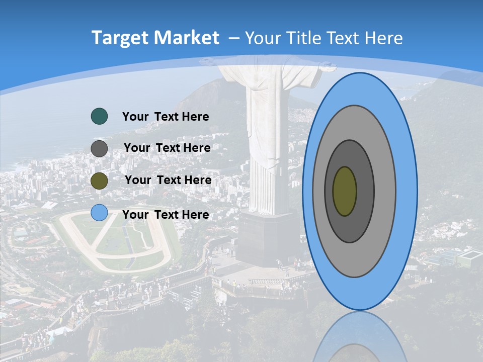 Landmark Helicopter Rio PowerPoint Template